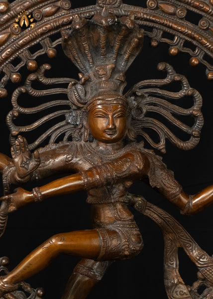 22" Lord Nataraja Hindu God Shiva Brass Statue