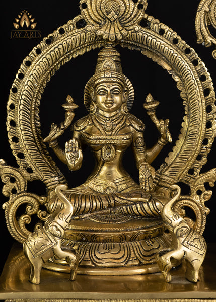 20" The Divine Trinities - Lord Ganesh, Goddess Lakshmi and Goddess Saraswathi