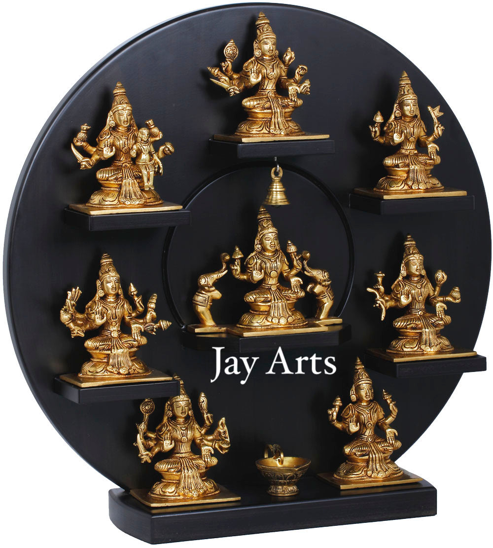 Brass Ashtalakshmi Statue Indian brass statues Lakshmi Brass