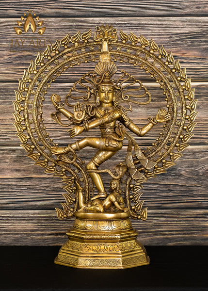 30" Brass Nataraja Statue The Cosmic Dancer
