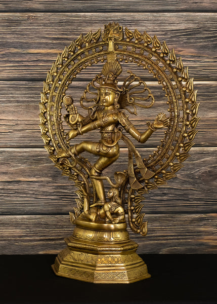 30" Brass Nataraja Statue The Cosmic Dancer