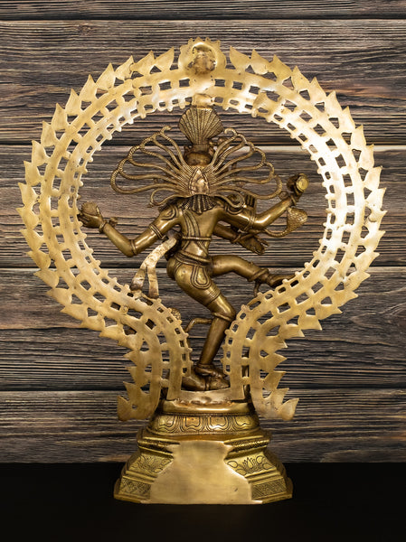 30" Brass Nataraja Statue The Cosmic Dancer