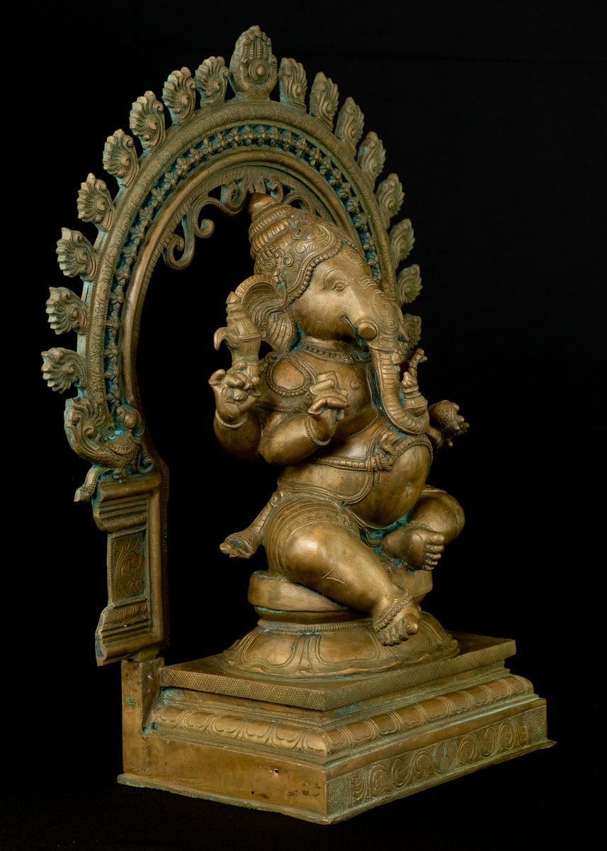 Bronze Ganesh, Antique Ganesh, Hindu Bronze Statues, Lost wax, Ganpati