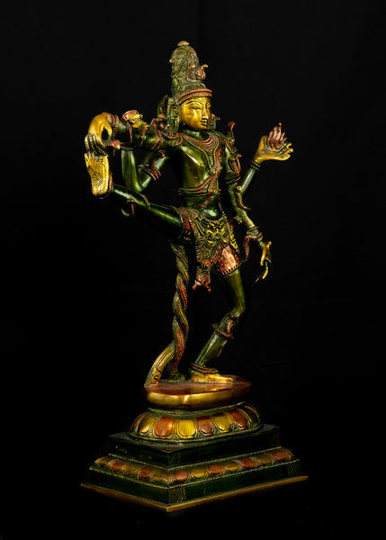 Brass Nataraja 17" - An iconic form of Lord Shiva