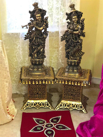 Pair of Chowkis (Bell stand)