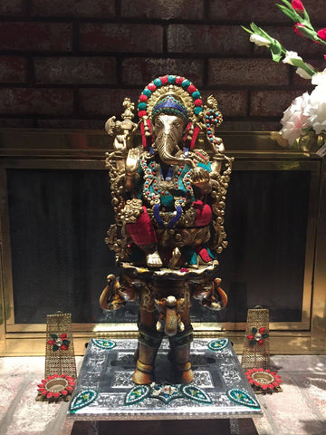 Ornamented Blessing Ganesha