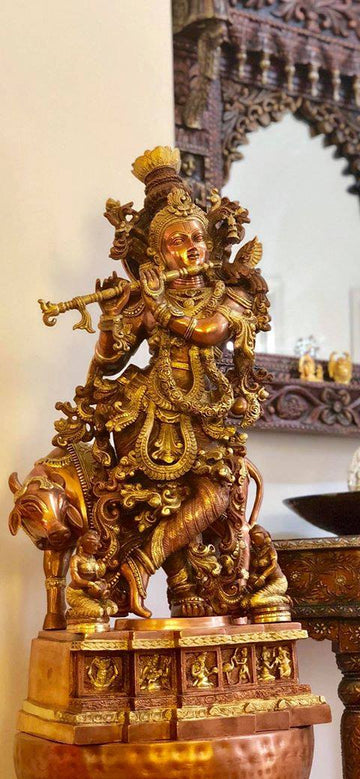Lord Venugopala with Cow