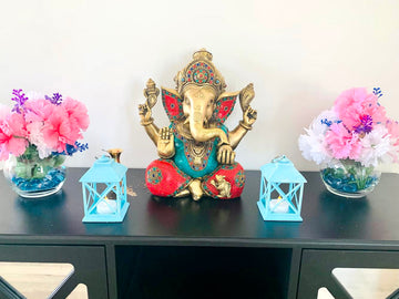 Ashirvadh Ganesh with inlay work