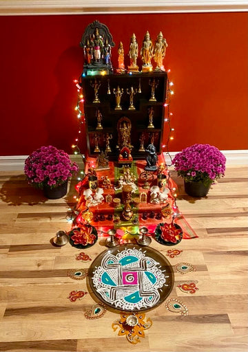 Dasavataram - Lord Vishnu and His Ten Incarnations in a wooden frame (square panel)