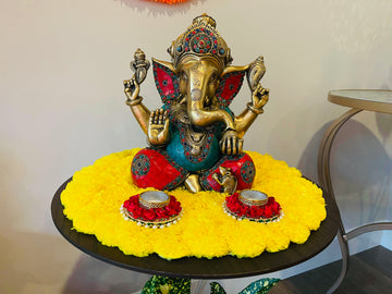 Ashirvadh Ganesh with inlay work