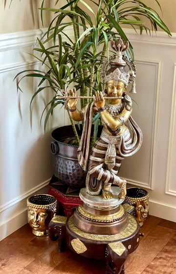 Sri Krishna Playing Flute