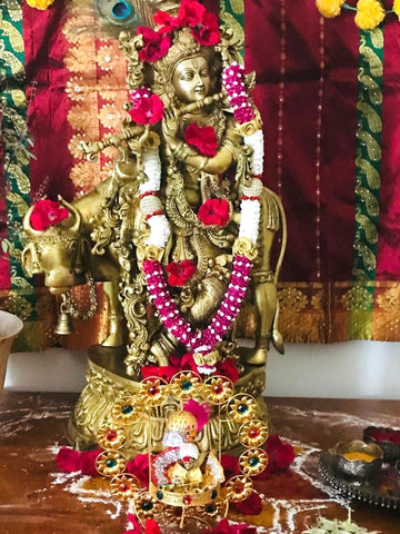 Sri Krishna with cow