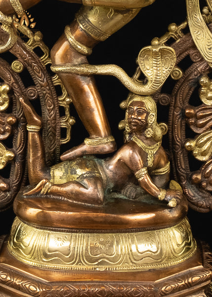 30” Brass Nataraja Statue - Shiva as The Supreme Cosmic Dancer