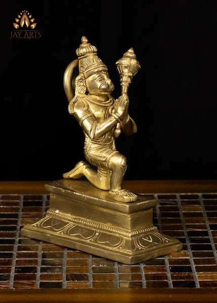 15" Sri Ram Parivar Set Brass Statue