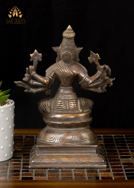 9" Goddess Varahi Amman Brass Statue