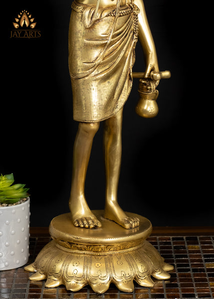 26" Brass Shri Neelkanth Varni Statue Bhagwan Swaminarayan