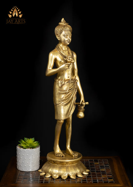 26" Brass Shri Neelkanth Varni Statue Bhagwan Swaminarayan