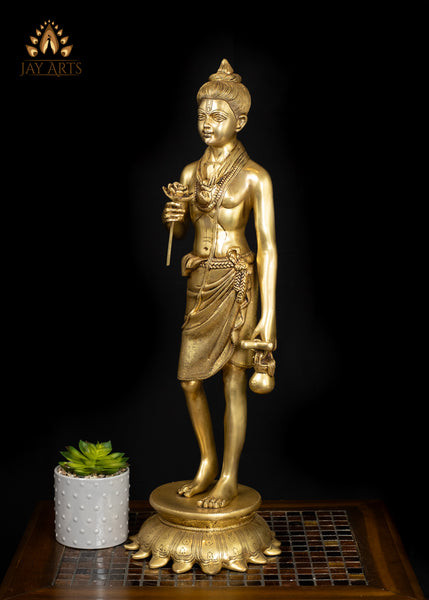 26" Brass Shri Neelkanth Varni Statue Bhagwan Swaminarayan