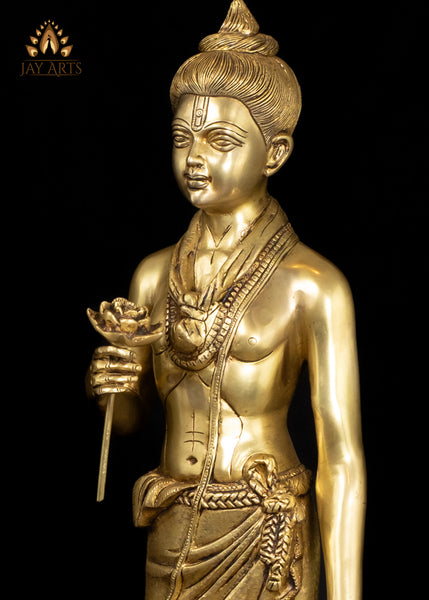 26" Brass Shri Neelkanth Varni Statue Bhagwan Swaminarayan