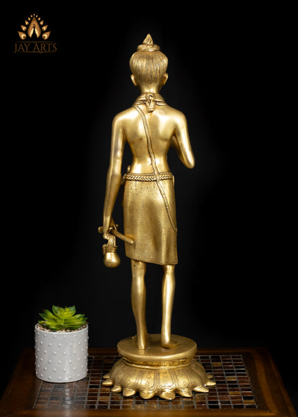 26" Brass Shri Neelkanth Varni Statue Bhagwan Swaminarayan