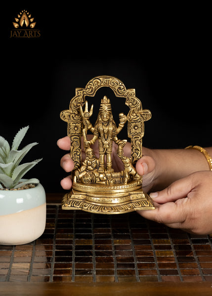 5" Small Kali Brass Statue Symbol of Destruction and Protection