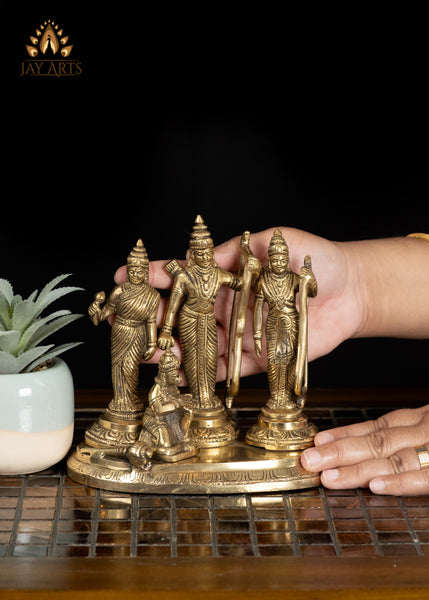 6" Divine Rama Darbar Ensemble Symbol of Devotion and Dharma