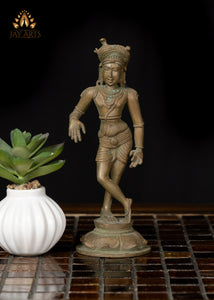 6" Bronze Rishabhadeva Sacred Shiva Idol
