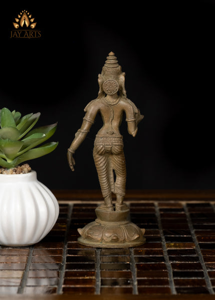5" Small Bronze Sivagami Divine Goddess Idol