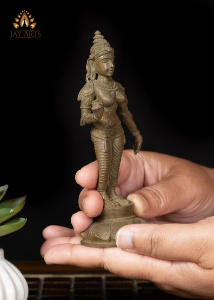 5" Small Bronze Sivagami Divine Goddess Idol