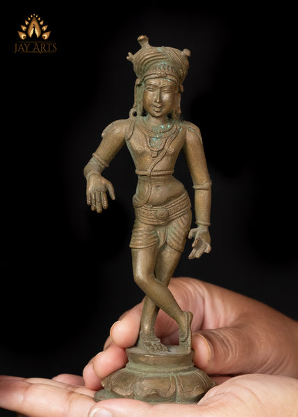 6" Bronze Rishabhadeva Sacred Shiva Idol
