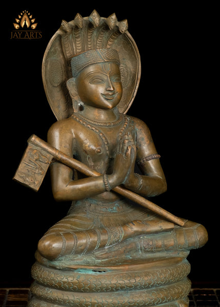 10" Bronze Statue of Manavala Maamunigal The Revered Vaishnava Acharya