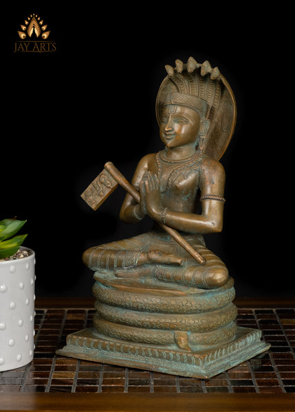 10" Bronze Statue of Manavala Maamunigal The Revered Vaishnava Acharya