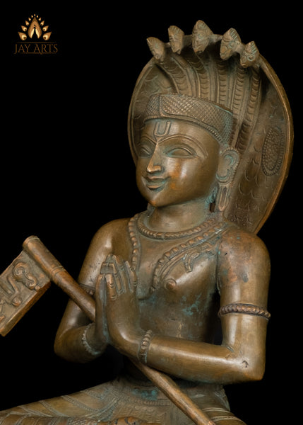 10" Bronze Statue of Manavala Maamunigal The Revered Vaishnava Acharya