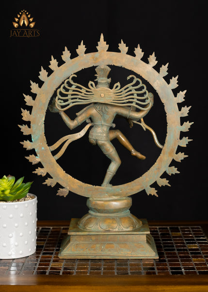 15" Bronze Nataraja Divine Shiva’s Dance - The Eternal Rhythm
