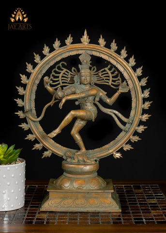 15" Bronze Nataraja Divine Shiva’s Dance - The Eternal Rhythm