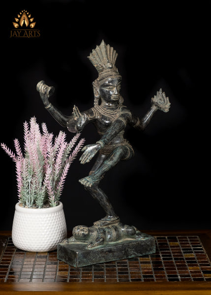 16" Bronze Nataraja Statue Khmer Art Depiction of Shiva’s Cosmic Dance