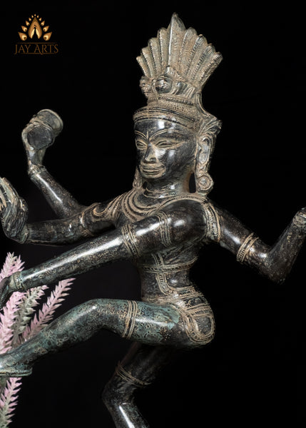 16" Bronze Nataraja Statue Khmer Art Depiction of Shiva’s Cosmic Dance