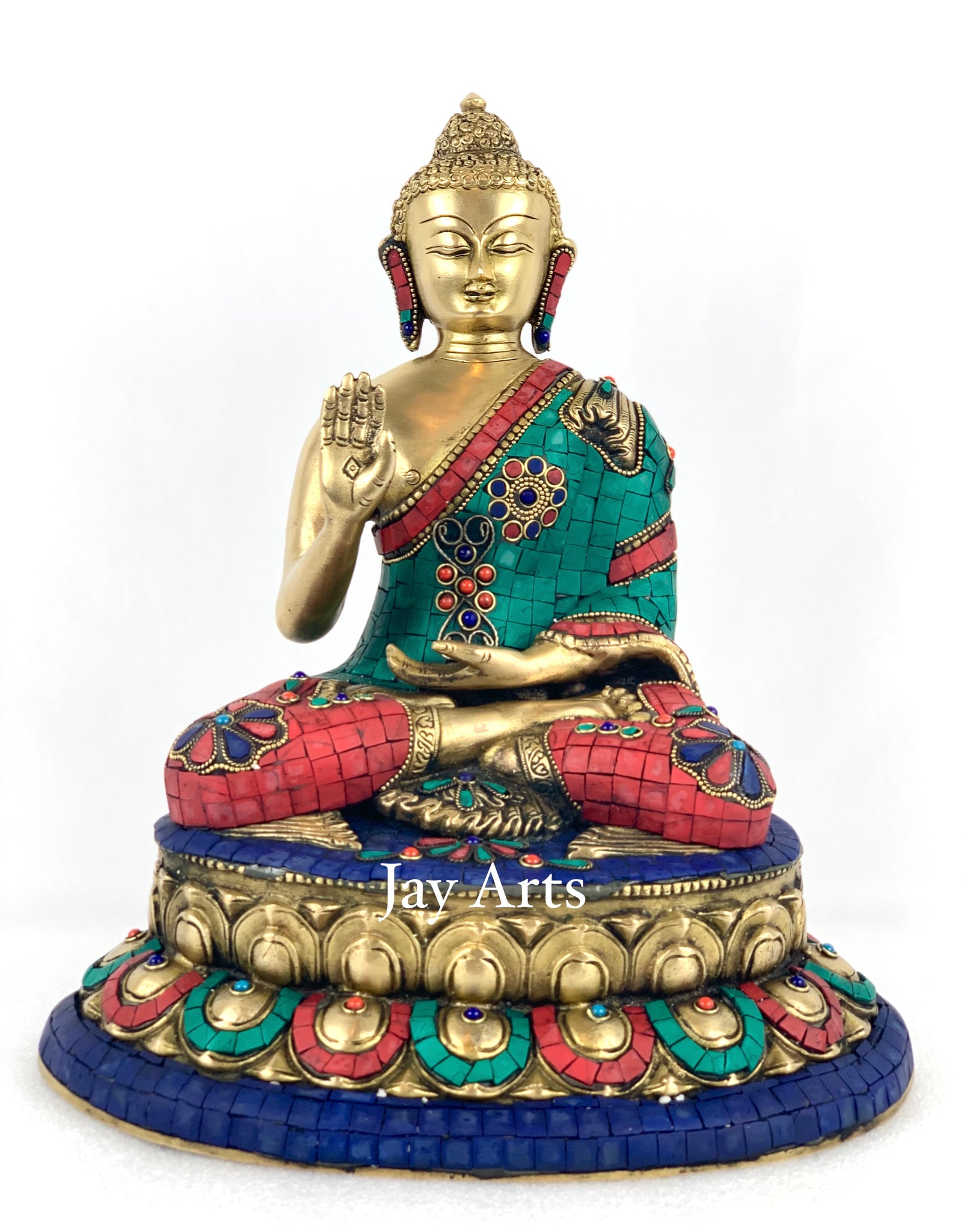 Buddha in Abhaya Mudra ( A gesture of fearlessness )