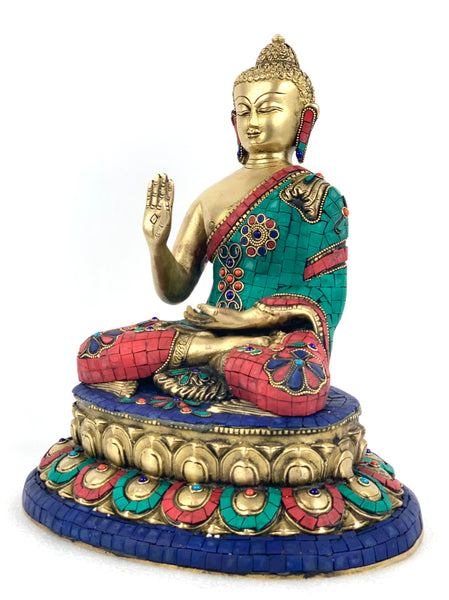 Buddha in Abhaya Mudra ( A gesture of fearlessness )