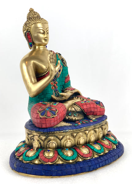 Buddha in Abhaya Mudra ( A gesture of fearlessness )