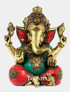 Ashirvadh Ganesh with inlay work