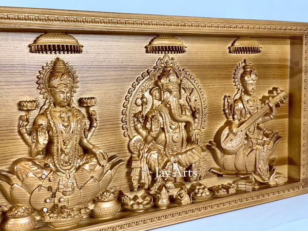 Hindu Divine Panel - Ash wood panel