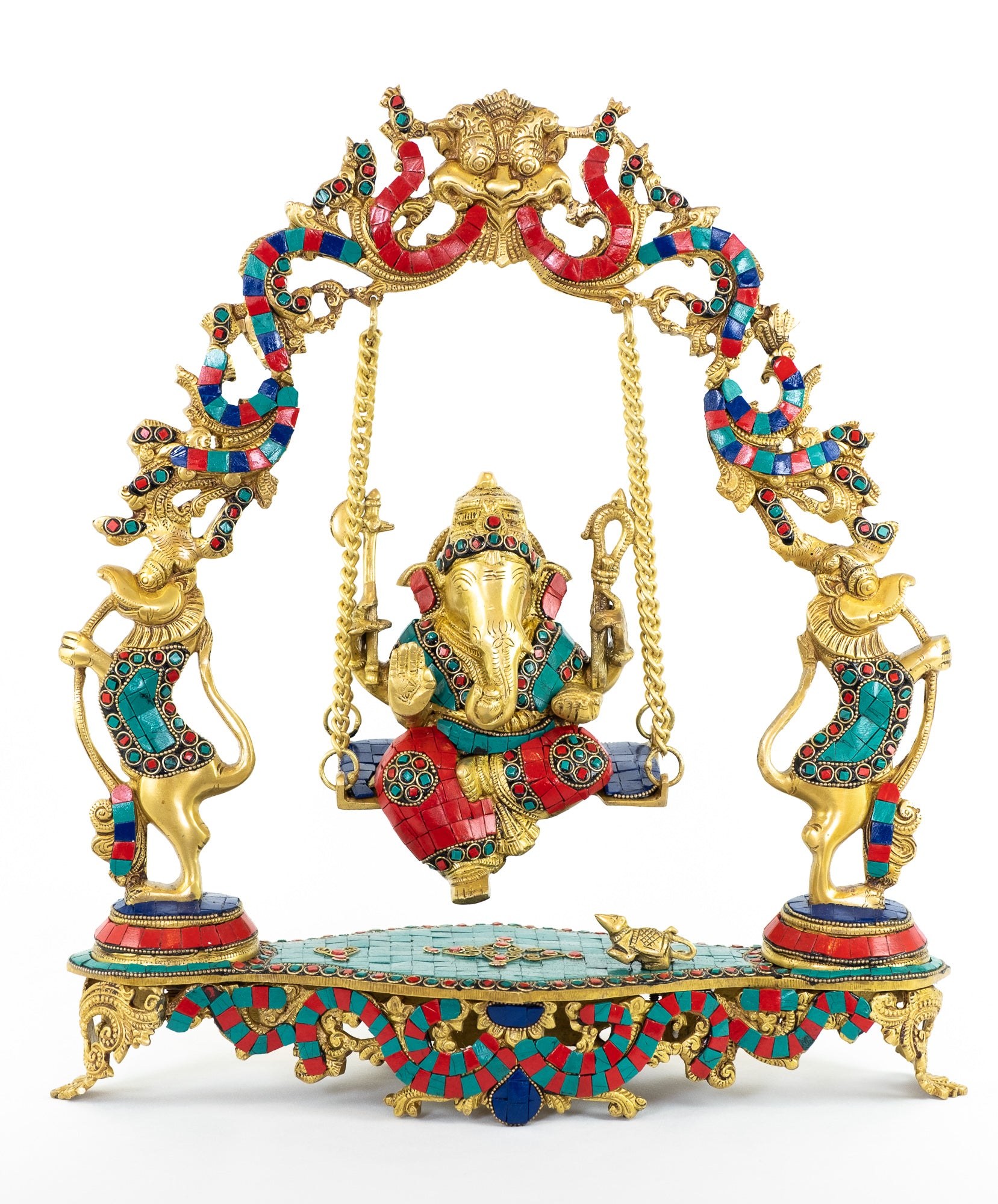 Lord Ganesh on a Swing