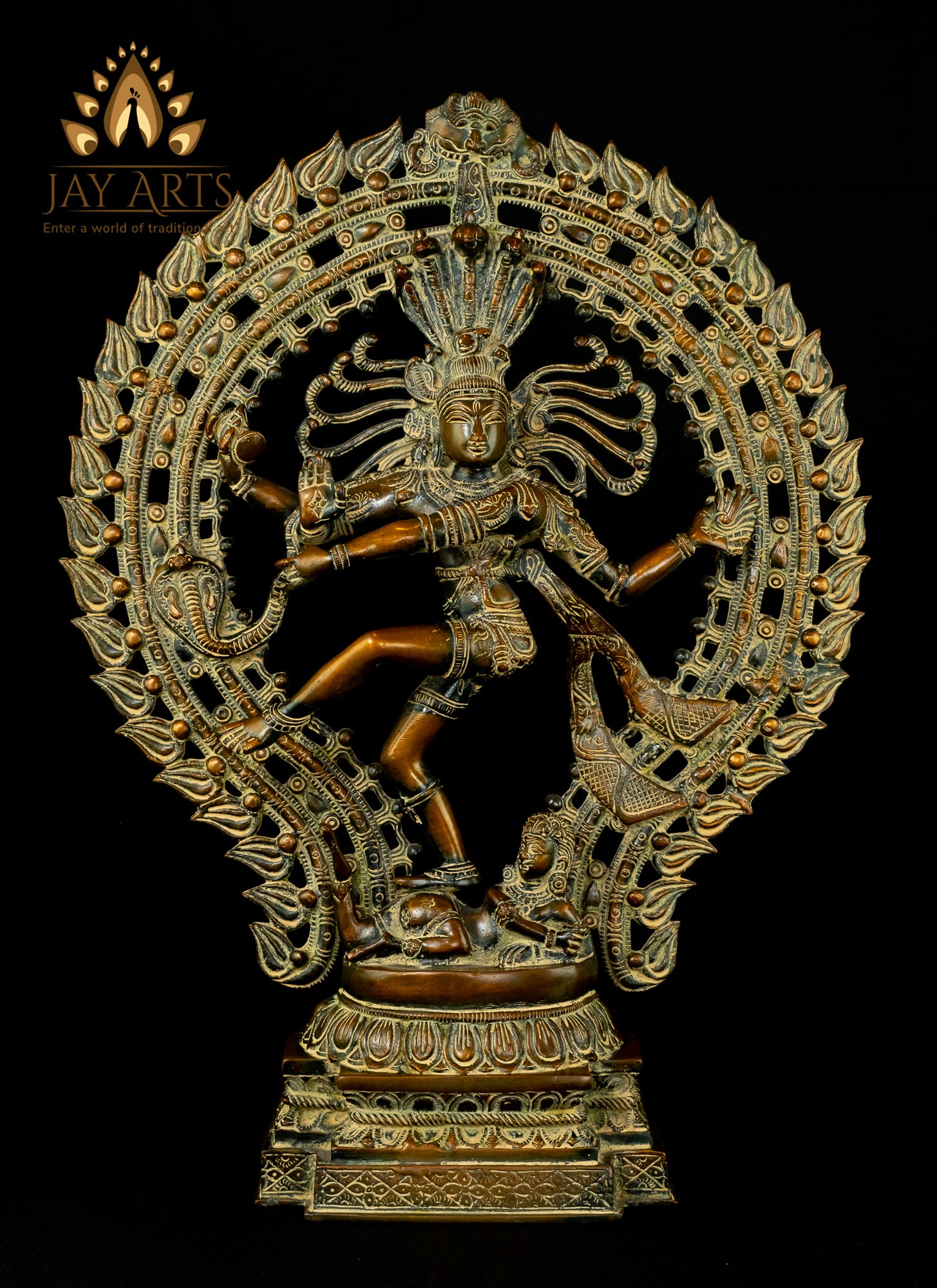 Lord Nataraja in His Cosmic Dance Form Anandatandava 22"