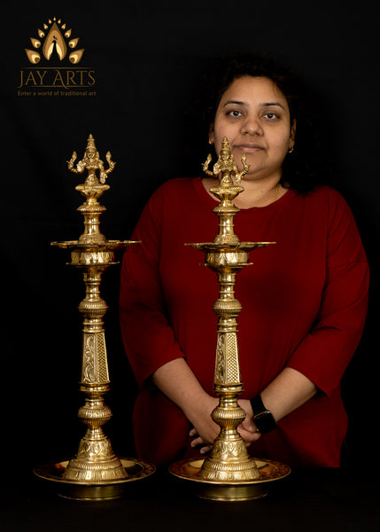 Goddess Lakshmi Lamp Set