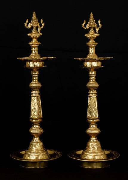 Goddess Lakshmi Lamp Set
