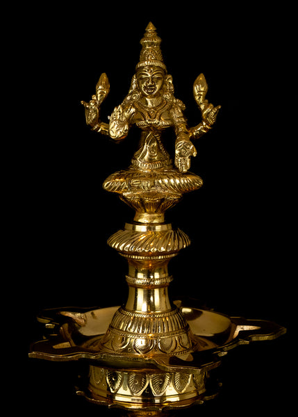 Goddess Lakshmi Lamp Set