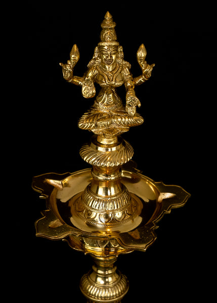 Goddess Lakshmi Lamp Set