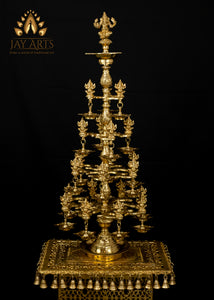 Lord Ganesh Multilayer Designer Lamp with Twenty Two Ganeshas