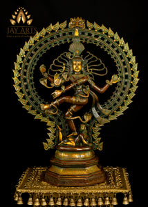 Lord Nataraja 30" - The Cosmic Dancer (Antique brown)